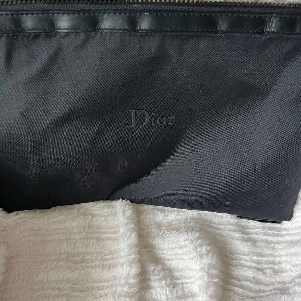 Dior nylon envelope clutch